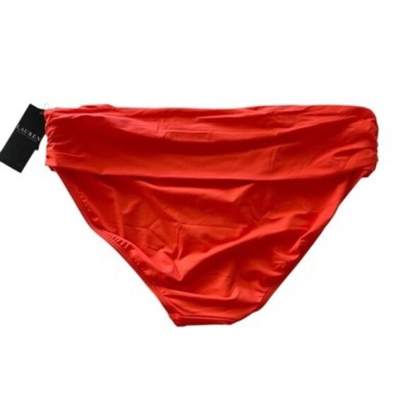 Lauren Ralph Lauren Women's Beach Club Banded Hipster Swim Bottom Size 14 $65 - Picture 5 of 5